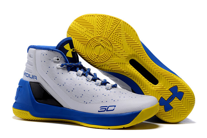 curry 3 white and blue