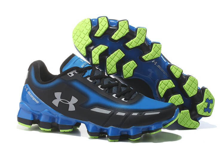 under armour shoes black and blue