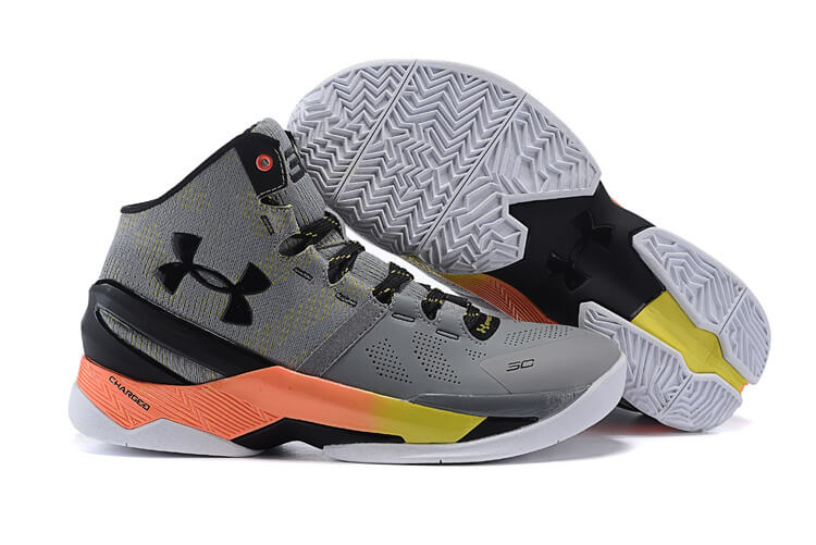 stephen curry shoes orange and black